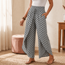 Lunavia – Women's Boho Floral Wide-Leg Pants