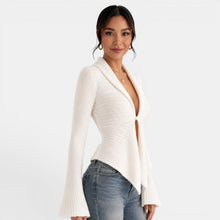 Women's White Knit Cardigan