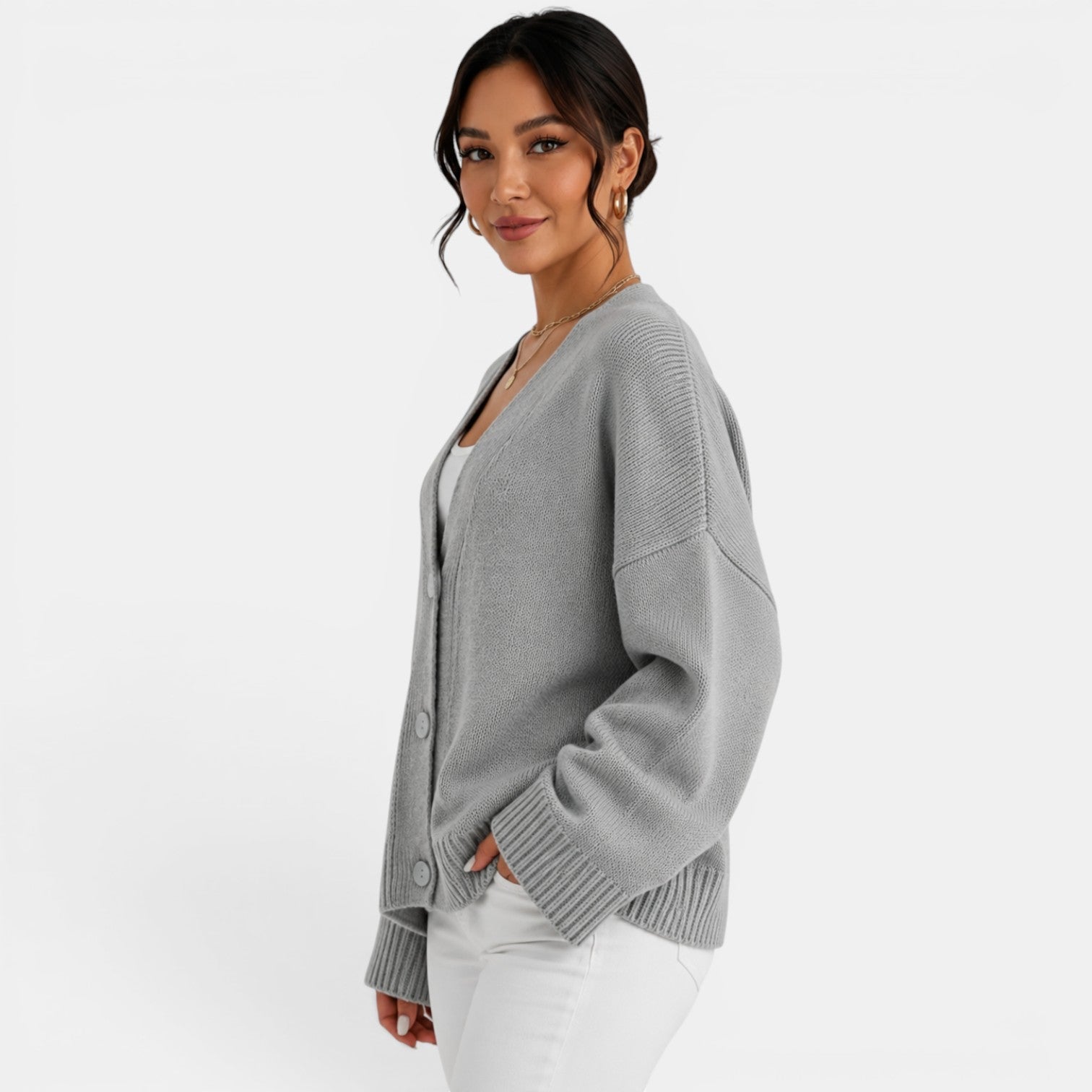 Women's Oversized Knit Cardigan