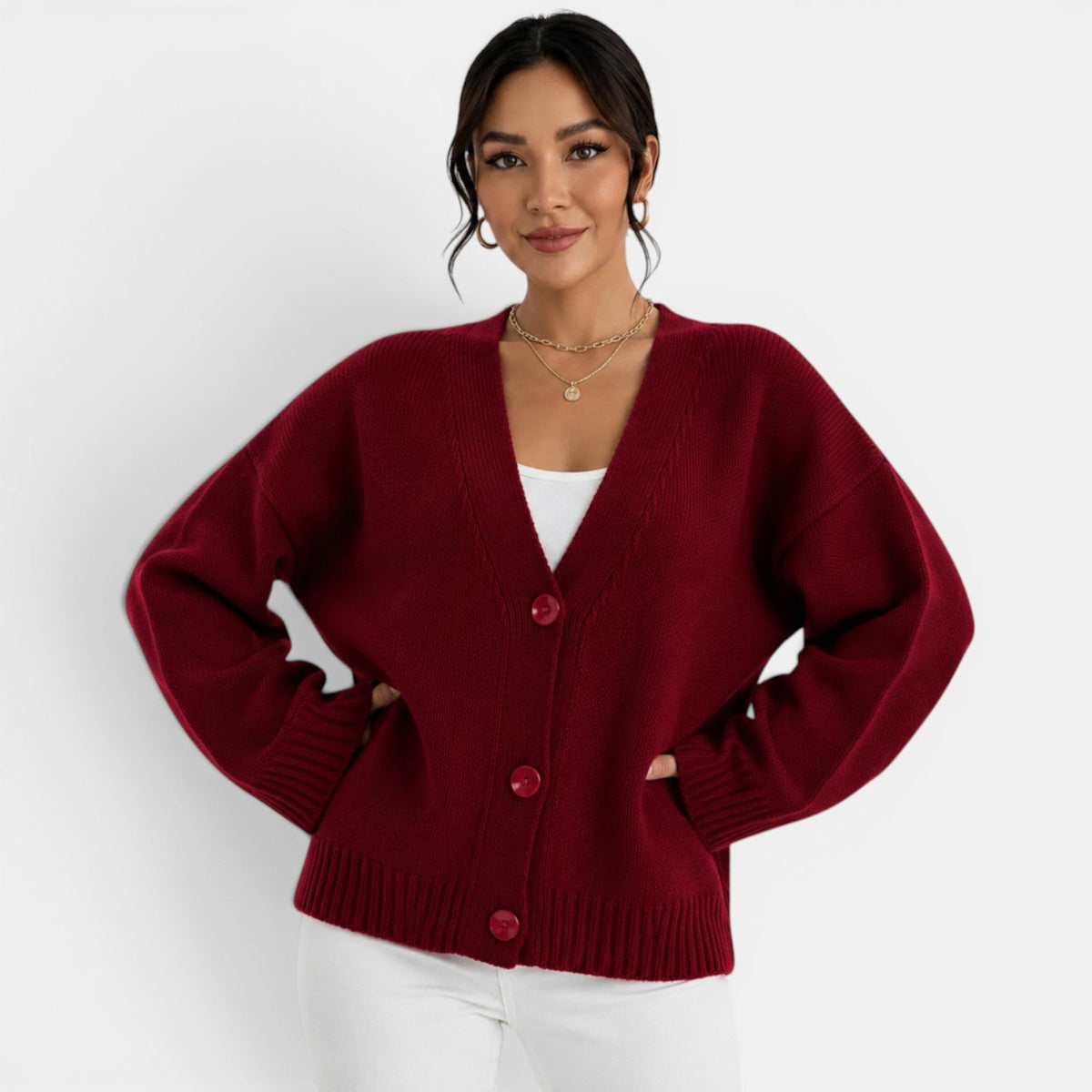 Women's Oversized Knit Cardigan