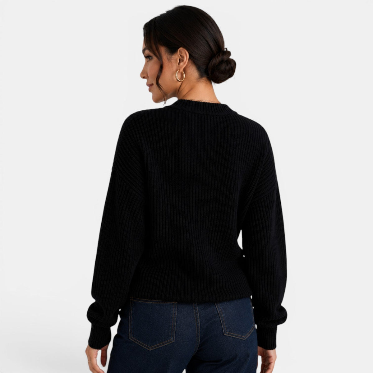 Women's V-Neck Knit Cardigan