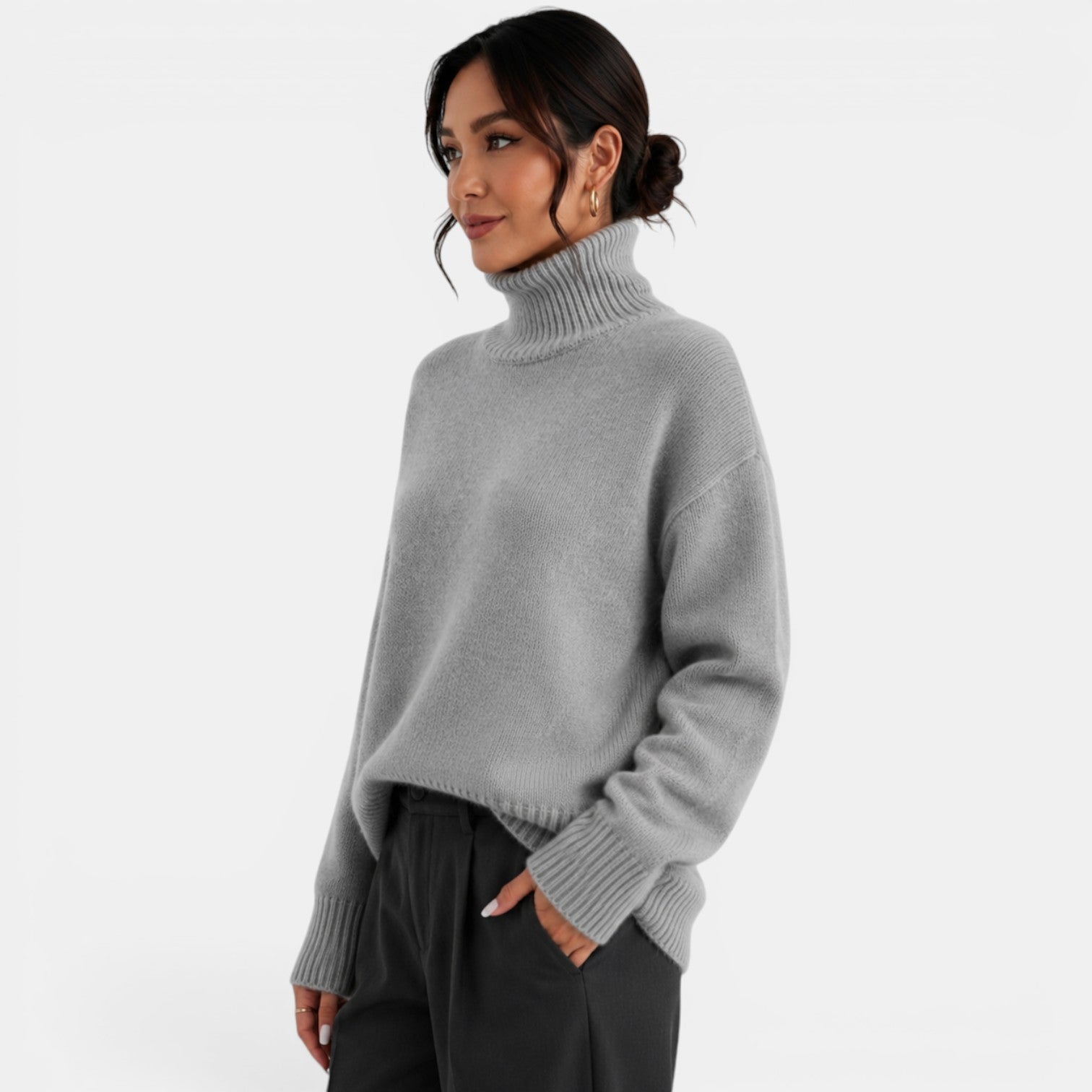 Women's Turtleneck Cashmere Sweater