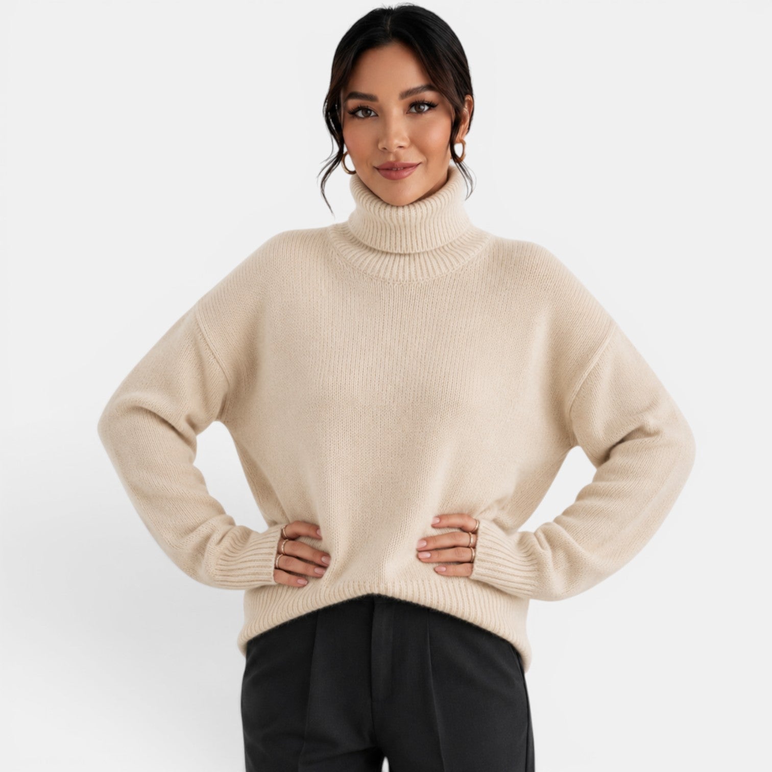 Women's Turtleneck Cashmere Sweater