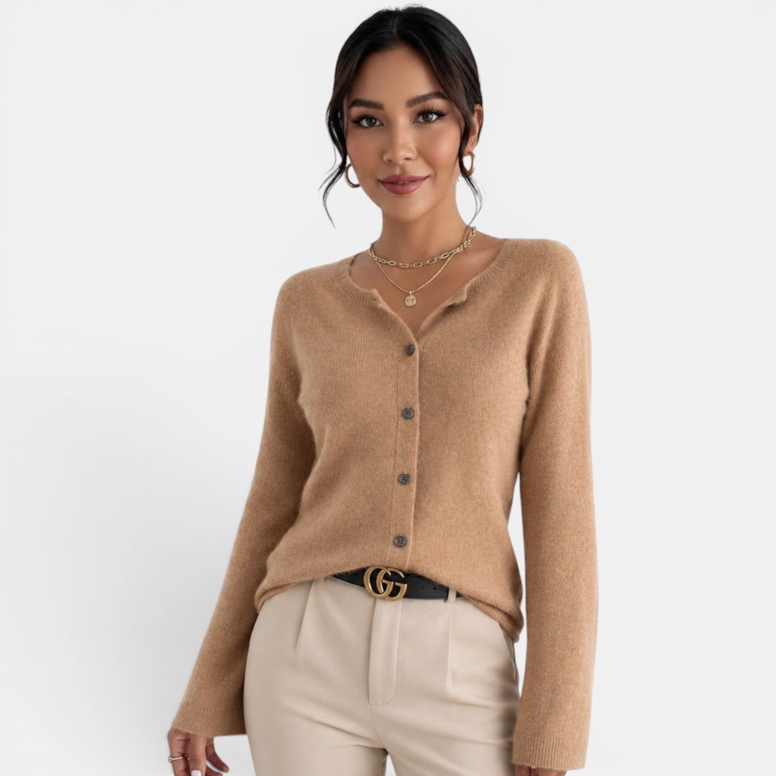 Women's Elegant Cashmere Cardigan