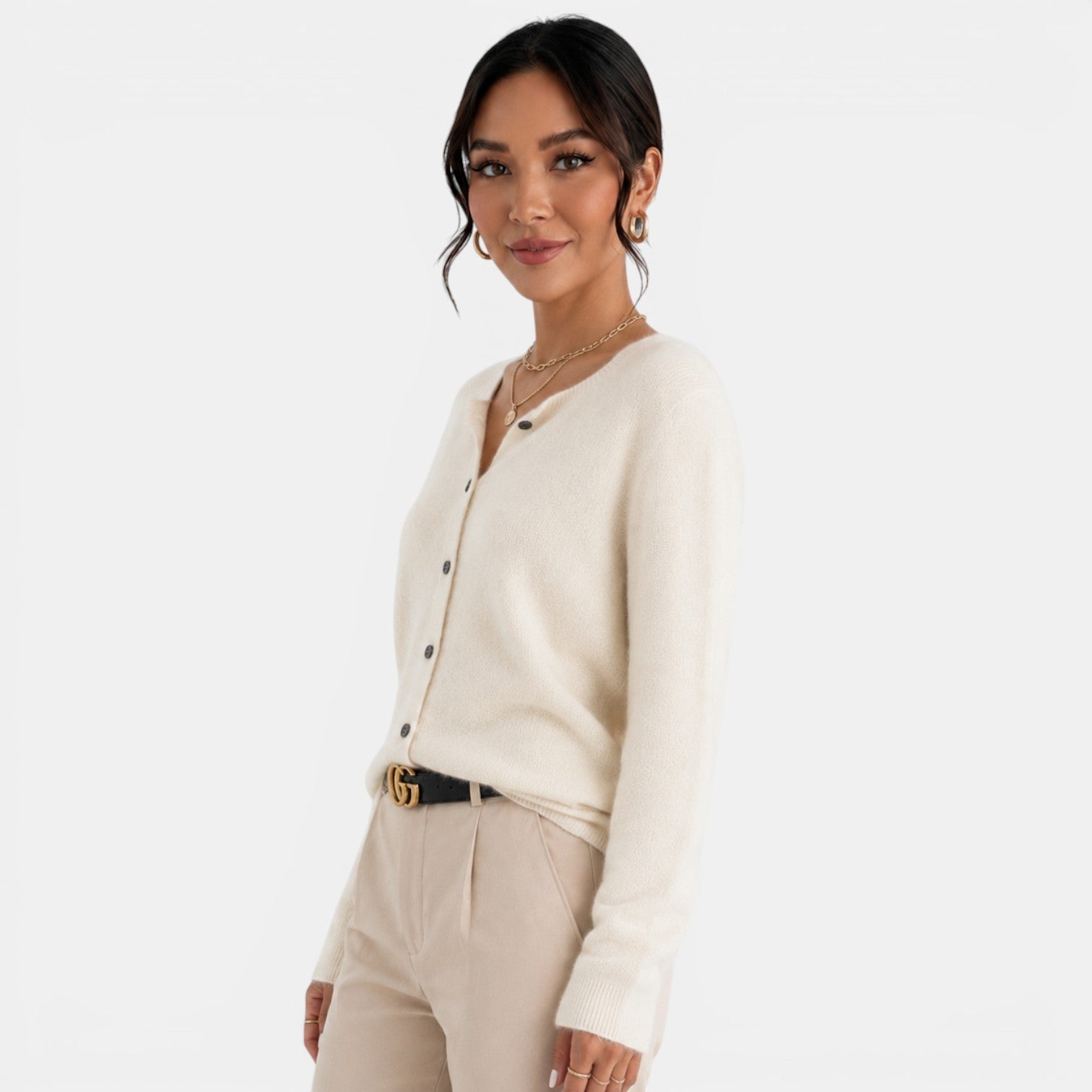 Women's Elegant Cashmere Cardigan