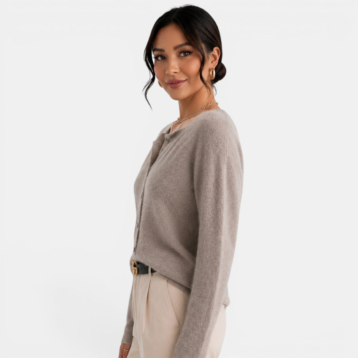 Women's Elegant Cashmere Cardigan