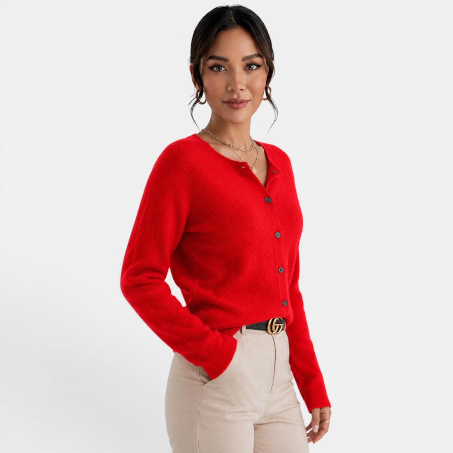 Women's Elegant Cashmere Cardigan