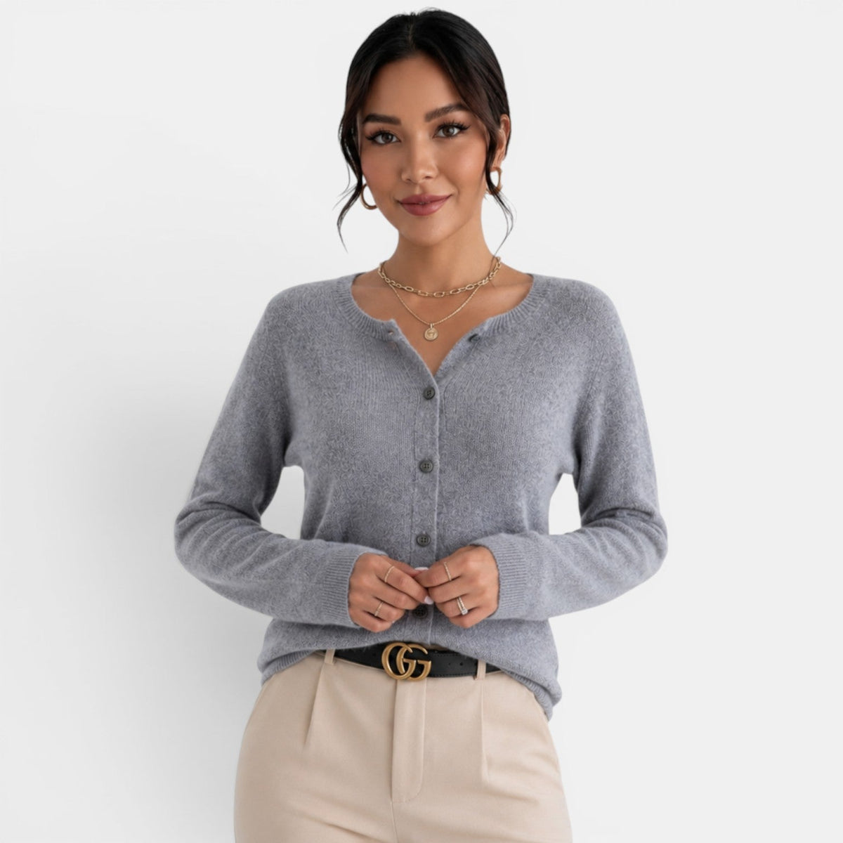 Women's Elegant Cashmere Cardigan
