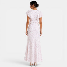 Women's White Floral Maxi Summer Dress