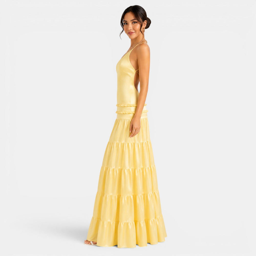 Yellow Summer Maxi Dress
