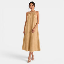 Women's Summer Linen Midi Dress