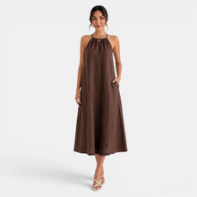 Women's Summer Linen Midi Dress
