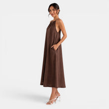 Women's Summer Linen Midi Dress