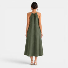 Women's Summer Linen Midi Dress
