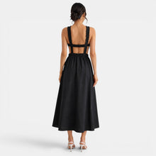 Women's Linen Summer Midi Dress