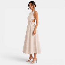 Women's Linen Summer Midi Dress