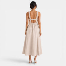 Women's Linen Summer Midi Dress