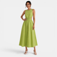 Women's Linen Summer Midi Dress