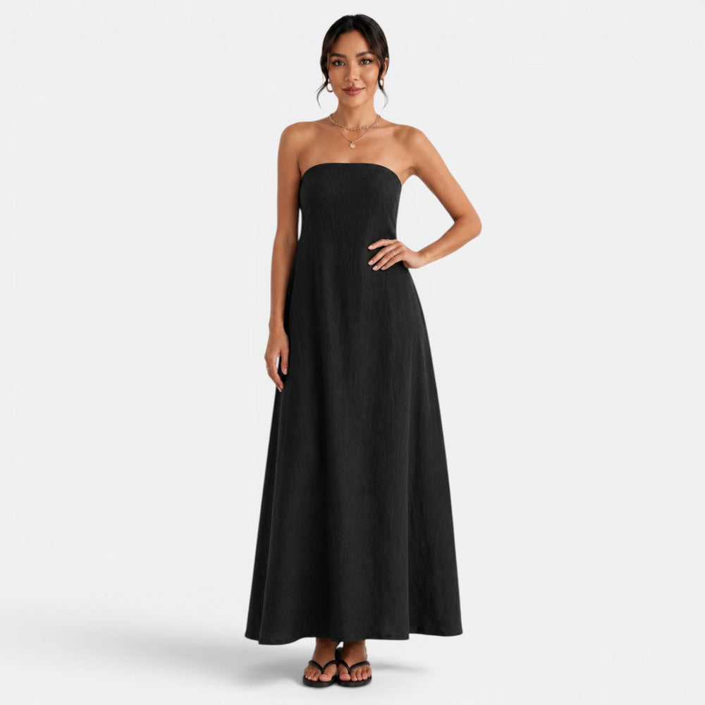 Women's Long Linen Summer Dress