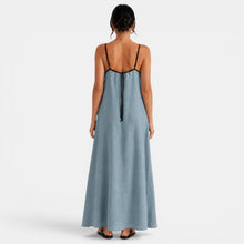Women's Summer Cotton Linen Maxi Dress