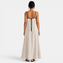 Women's Summer Cotton Linen Maxi Dress
