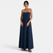 Women's Summer Cotton Linen Maxi Dress