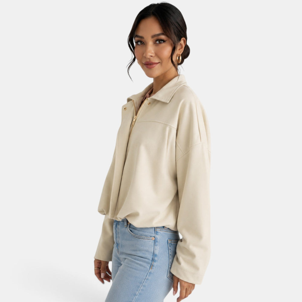 Women's Suede Jacket Autumn