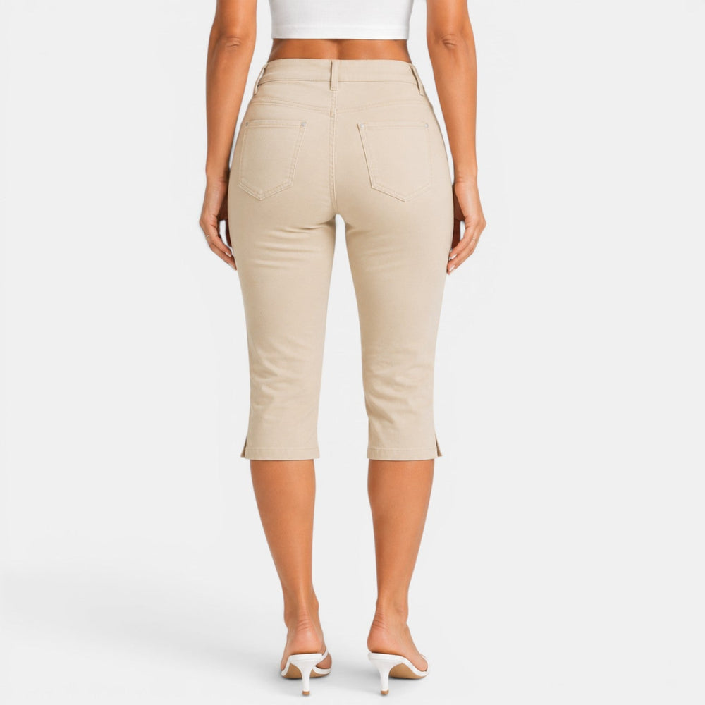 Women's Elastic Capri Pants