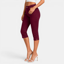 Women's Elastic Capri Pants