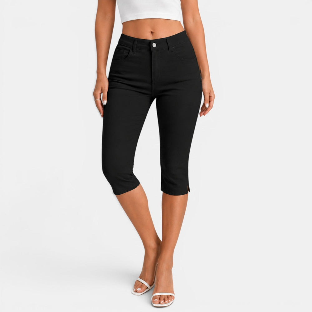 Women's Elastic Capri Pants