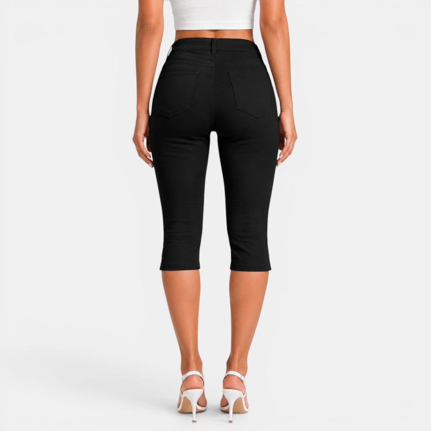 Women's Elastic Capri Pants