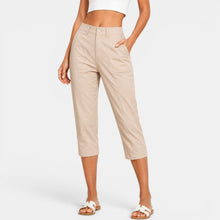 Women's High-Waisted Capri Pants