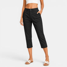Women's High-Waisted Capri Pants