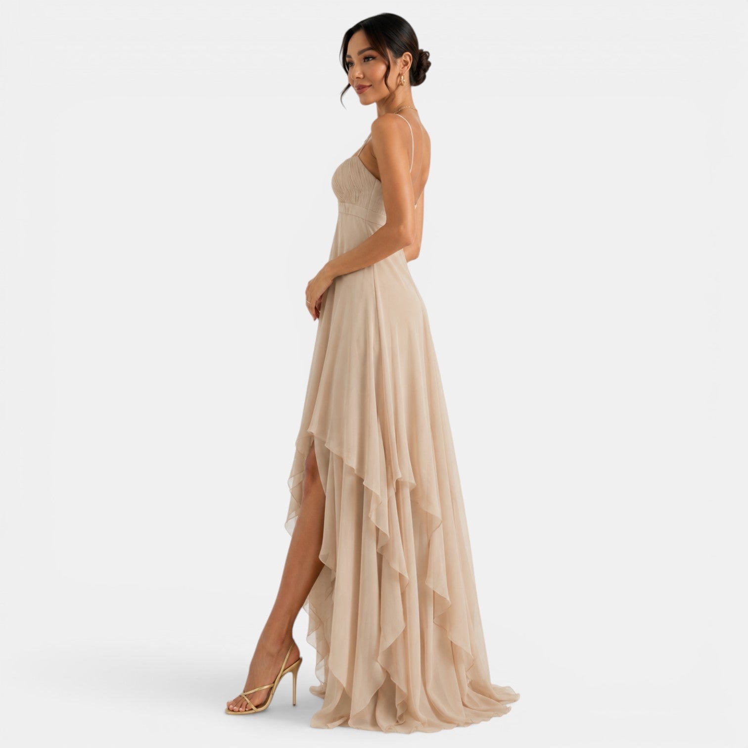Women's Asymmetrical Long Dress