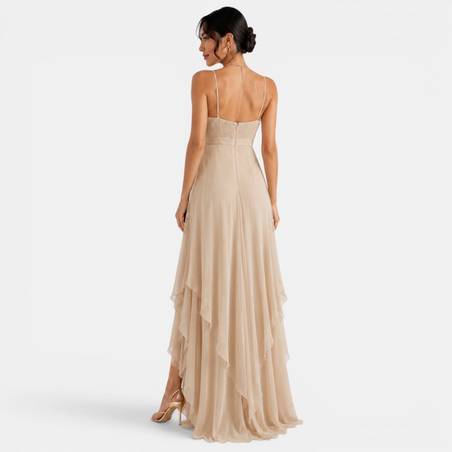 Women's Asymmetrical Long Dress