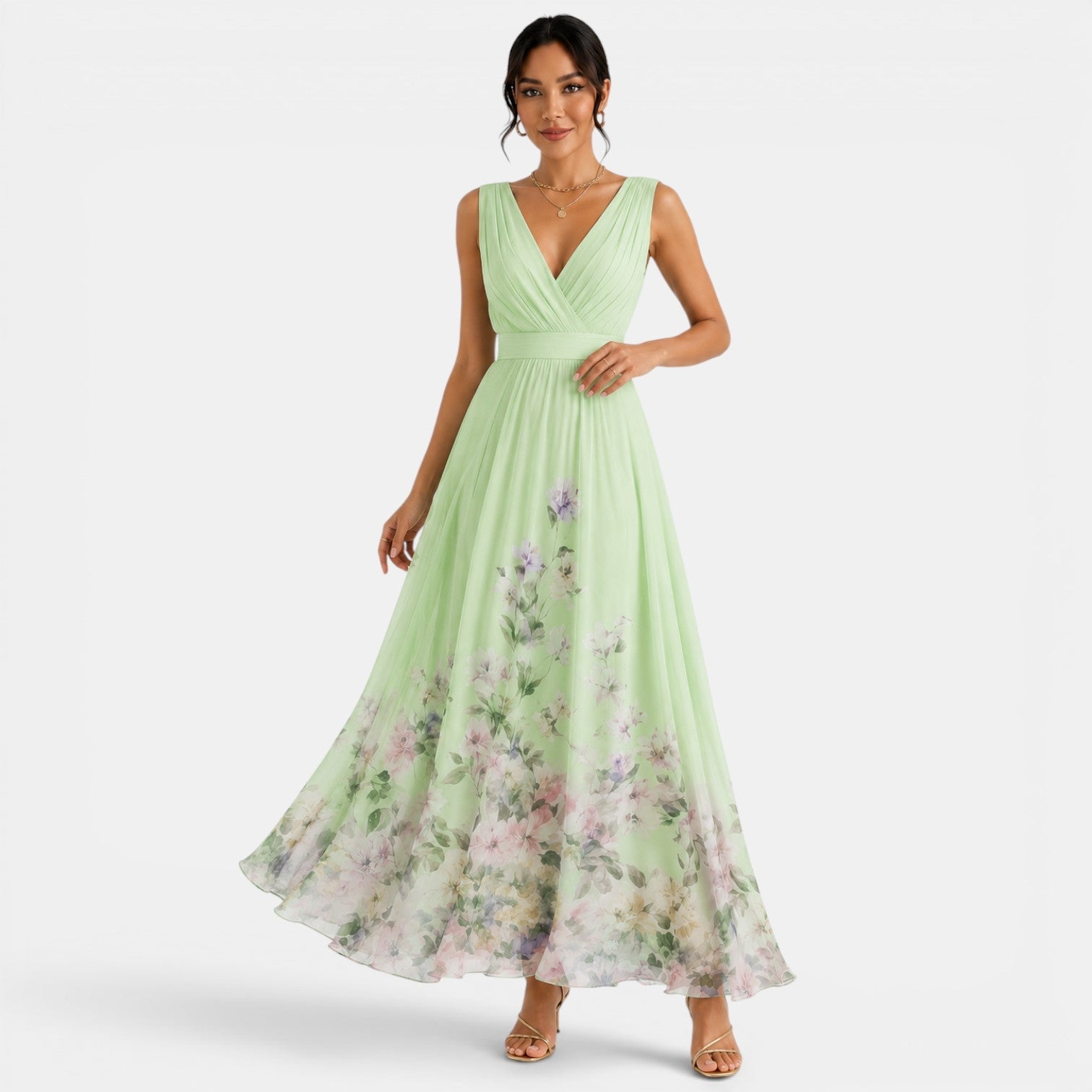 Women's Floral Maxi Dress