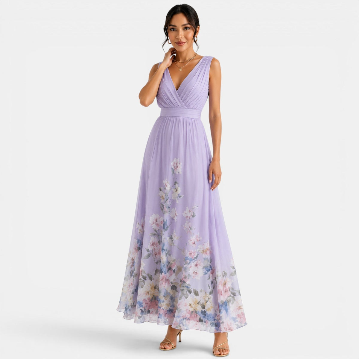 Women's Floral Maxi Dress