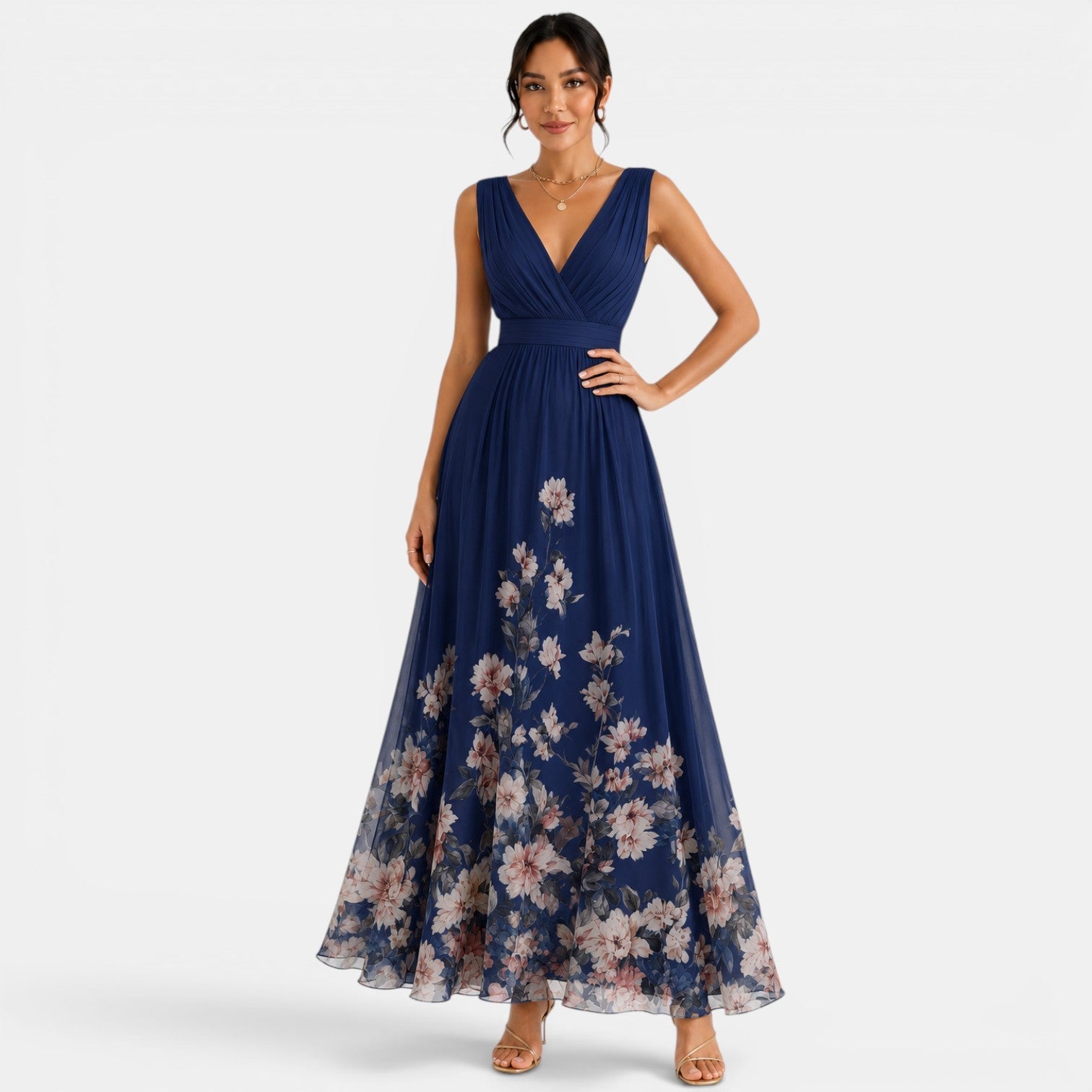 Women's Floral Maxi Dress