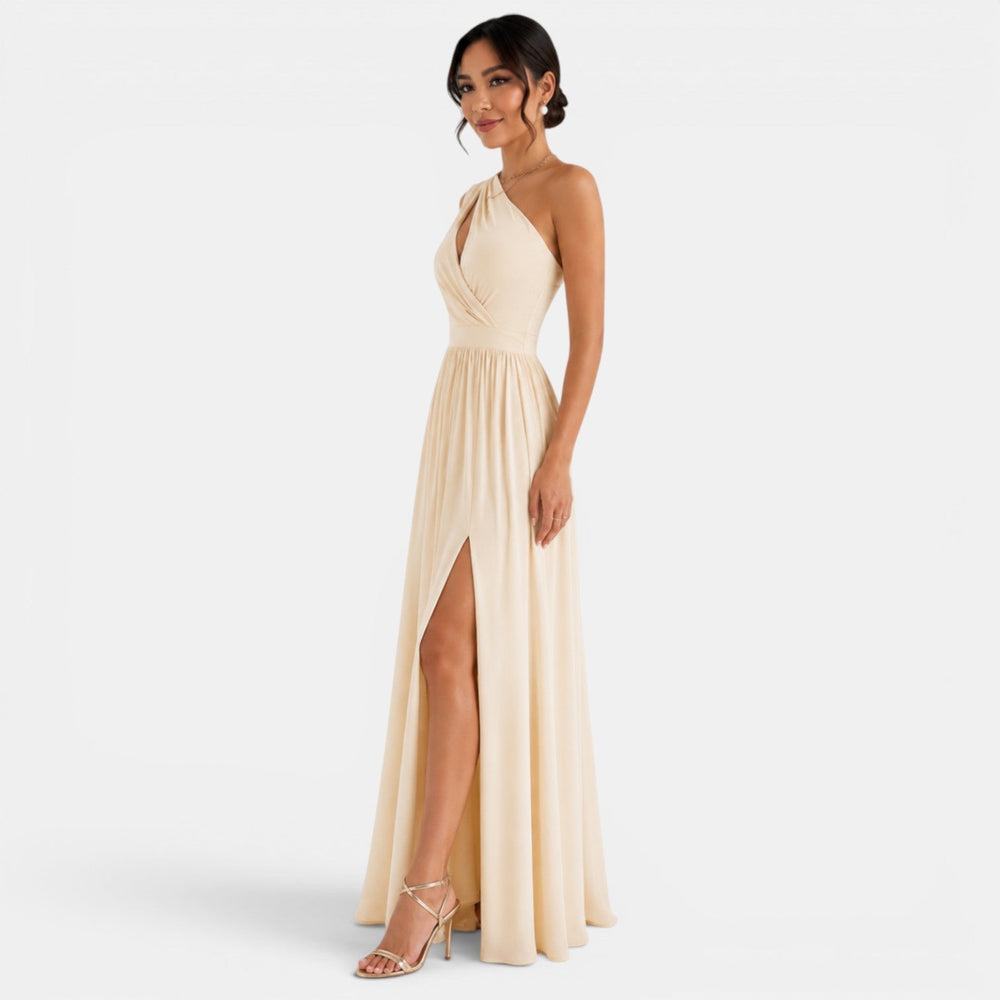 One-Shoulder Long Party Dress