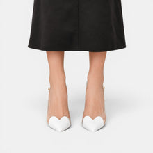 Women's Clear Heart-Detail Heels