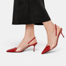 Women's Clear Heart-Detail Heels