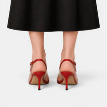 Women's Clear Heart-Detail Heels
