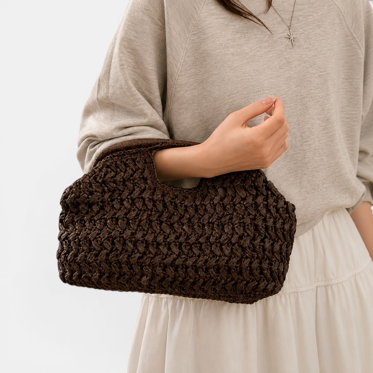 Women's Summer Raffia Bag