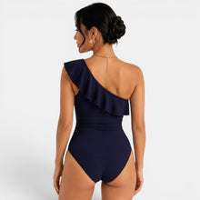 Women's One-Shoulder Ruffle Swimsuit