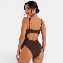 Women's V-Neck Strappy Swimsuit