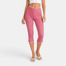 Women's Plaid Capri Pants