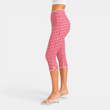 Women's Plaid Capri Pants