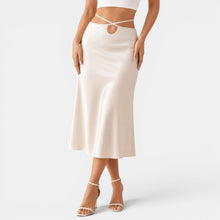 Women's Cut Out Midi Skirt