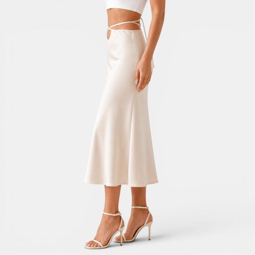 Women's Cut Out Midi Skirt