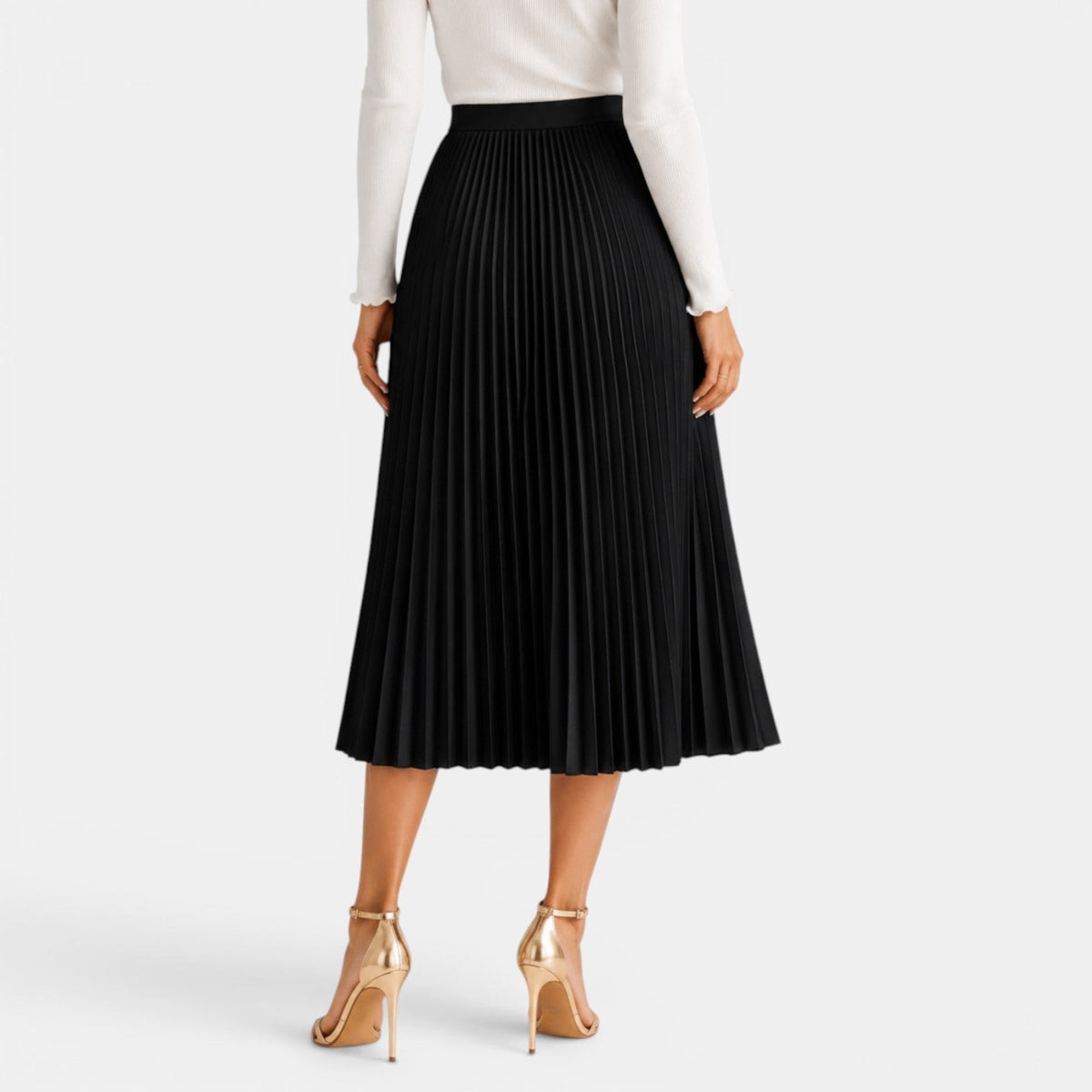 Women's Satin Midi Skirt
